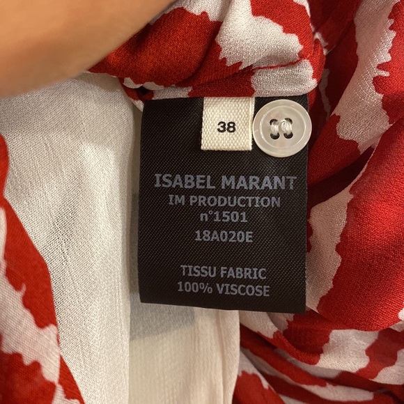 Isabel Marant Polyester Zebra Print Midi Dress - Picture 8 of 9